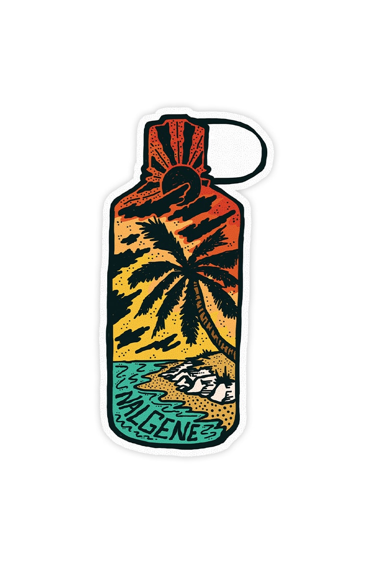Tropical Narrow Mouth Sticker | 4MBQV